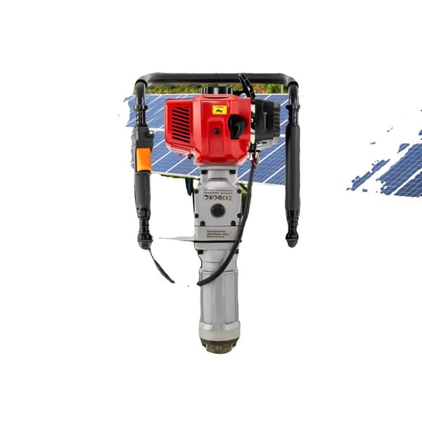 Bensin Postdrivare, Kraftfull 1900W Motor, Lättviktig Hållbar Design, Säkerhetsfunktioner för Drift