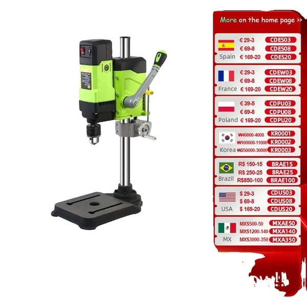 Bordboremaskine, 6 hastigheder, 800W
