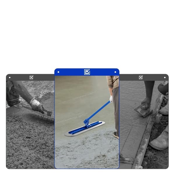 Betongspade, Justerbart Handtag, Hög Stabilitet