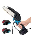Miniatyrbillede 1 af 2: Mini trådløs motorsav, 6 tommer længde, 3300 RPM tomgangshastighed, sikkerhedsfunktioner inkluderet,EU, 2 x 3000mAH Batteri