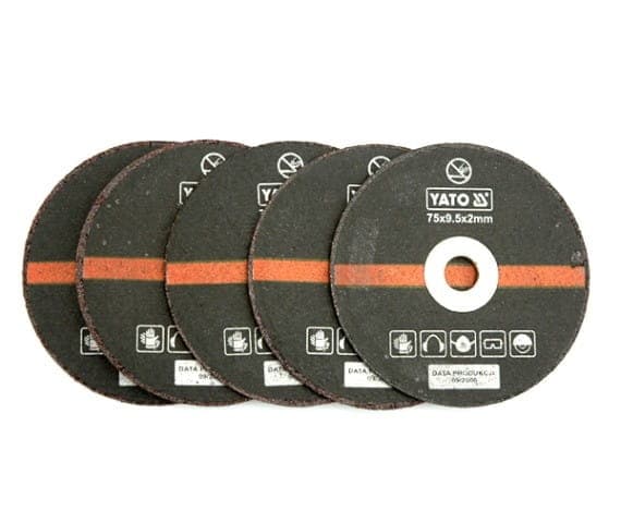 YATO METALLSKIVA 75 MM 5-PACK FÖR PNEUMATISK FRÄS 0994