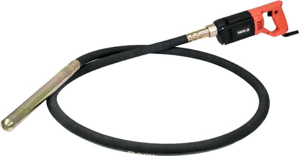 YATO BETONGVIBRATOR 1200W + MACE + SLANG 3m