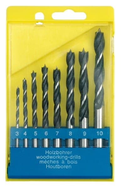 VOREL TRÆBORESÆT 8 DELE 3 - 10 mm 22381