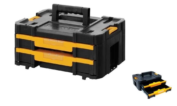 DEWALT TSTAK IV VÆRKTØJSKIST - 2 SKUFFER DWST1-70706