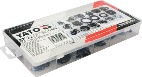 YATO SEGER RINGE YDRE/INDRE MIX 225 stk.