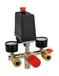 Miniatyrbillede 1 af 3: AWTOOLS TRYKSAFBRYDER TIL KOMPRESSOR TRYKSAFBRYDER 230V 2 INDGANGE