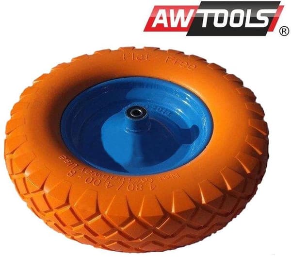 AWTOOLS HJULSTANG PNEUMATISK SKUM 400, METALFÆLG, LEJE+AKSEL
