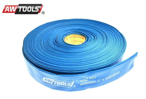 AWTOOLS VANDSLANGE 2"" x 50m PVC BLÅ