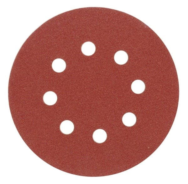 VOREL SLIBESKIVE 125 mm MED HULLER Sæt med 5 P-60 08576