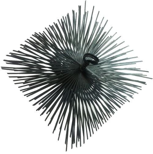 SKORSTENRENSER 180 x 180 mm STÅLTRÅD