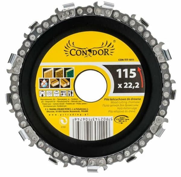 TRÆKÆDE SKIVE 115 mm