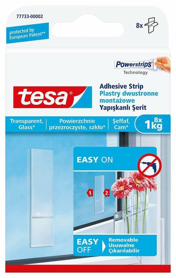 TESA TRANSPARENT MONTERINGSPLASTER 1 KG