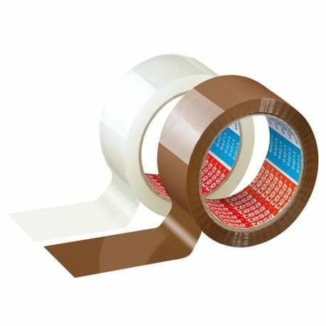 SOLVENT-pakketape 66m:48mm, brun