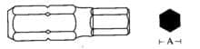 JONNESWAY SEKSKANTSPIDS 12 x 75 mm 6-punkts. 10 mm