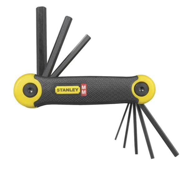 STANLEY INSEXNYCKLAR 8 st. 1,5-8 mm VIKBARA