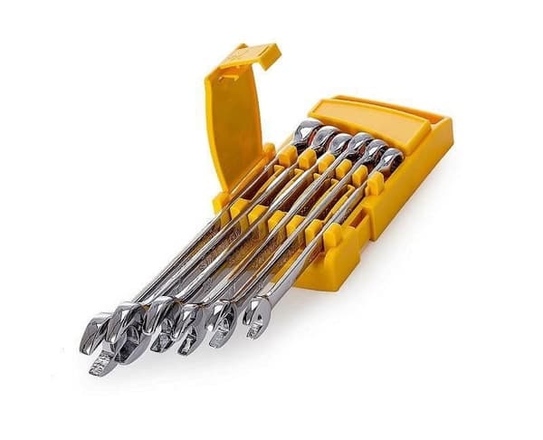 STANLEY PLATNYCKELSET 6 DELAR KROM