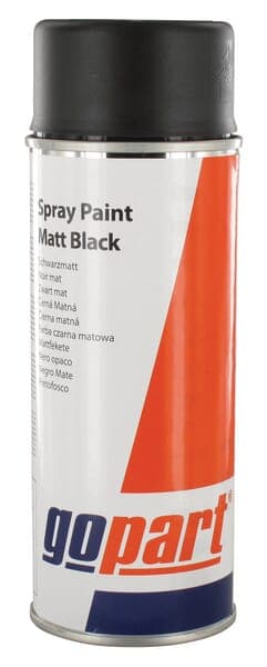 Gopart-lack, svart matt 400 ml 919004GP