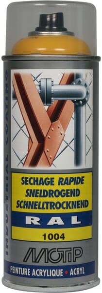 Akrylsprayfärg, RAL 1004 honungsgul 400 ml 07072