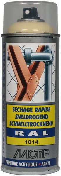 Akrylsprayfärg, RAL 1014 elfenben 400 ml 07057