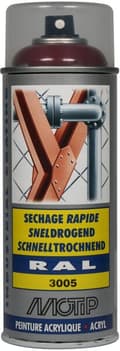Miniatyrbild 1 av 3: Akrylsprayfärg, RAL 3005 vinröd 400 ml 07108