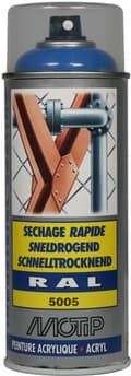 Miniatyrbild 1 av 3: Akrylsprayfärg, RAL 5005 signalblå 400 ml 07134