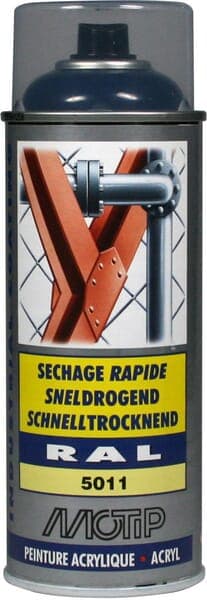 Akrylsprayfärg, RAL 5011 stål marinblå 400 ml 07005