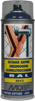 Miniatyrbild 1 av 3: Akrylsprayfärg, RAL 5013 blå 400 ml 07002