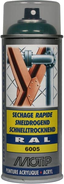 Akrylsprayfärg, RAL 6005 grön 400 ml 07128