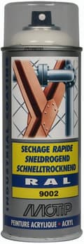 Miniatyrbild 1 av 3: Akrylsprayfärg, RAL 9002 vit 400 ml 07046