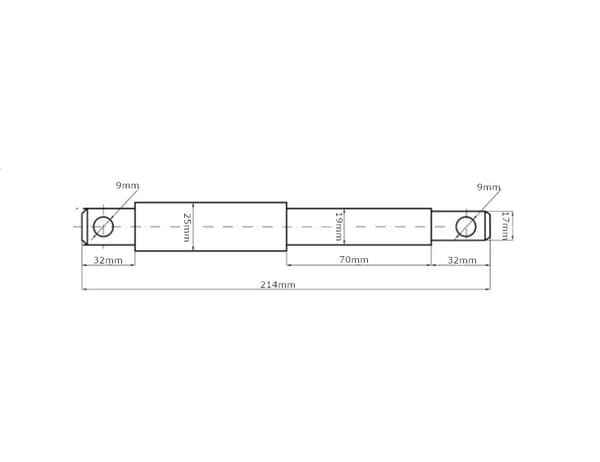 Stift 19x25x19x17 mm kat.1/2 Kramp Z325213KR