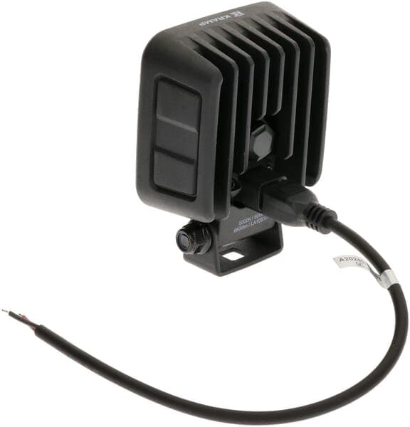LED-arbejdslampe, firkantet 60W 6600lm 12/24V, hvid, 92x109,5x51,1 mm diffust lys med Deutsch-stik, 12 LED LA10830