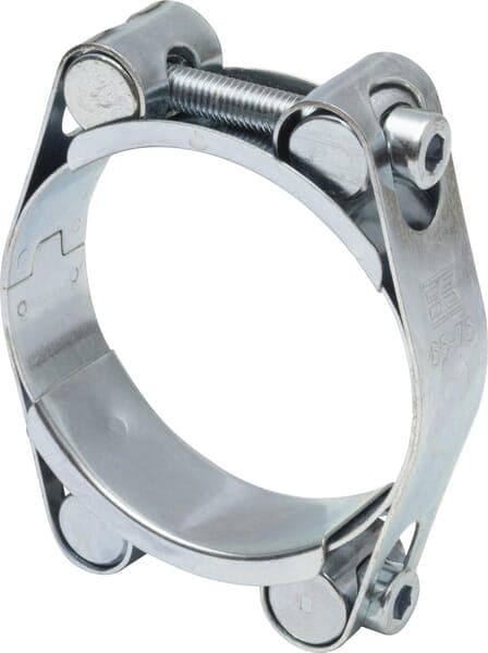 Slangeklemme, 65-75 mm til to skruer DIN912 dobbeltgalvaniseret Kramp DBHC6575