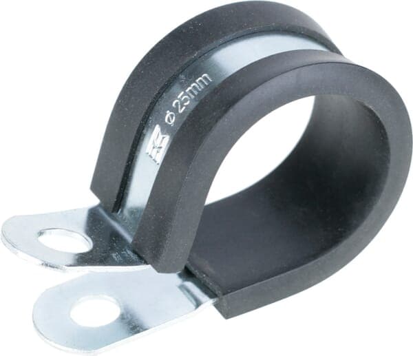 SMSL rørklemme med gummiindlæg Umærket, 24 mm bred 12,7 mm SMSL24