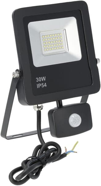 LED-belysningsarmatur, 30W, 4000K med sensor KRFL30840SBK