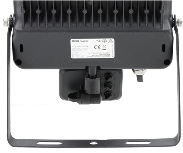 LED-belysningsarmatur, 50W, 6500K med sensor KRFL50865SBK