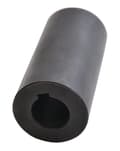 Miniatyrbillede 1 af 3: Profilmuffe, Ø 25 mm, 8 mm not, L-100 mm 6740165KR