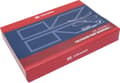 Miniatyrbillede 3 af 3: Skær 210x37x6 mm vendbar forstærket bukket, 1-huls passende til Universal Kramp 51201