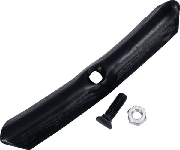 Skær 210x37x6 mm vendbar forstærket bukket, 1-huls passende til Universal Kramp 51201