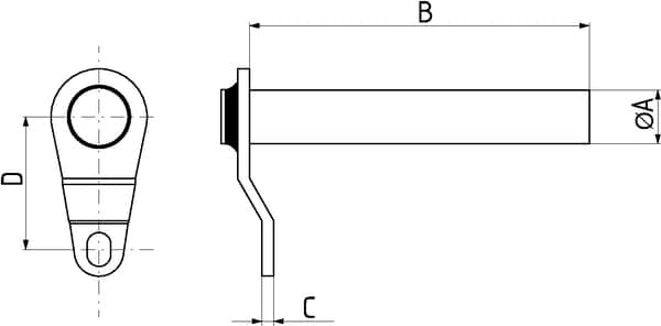 Stift 20x195mm Kramp FLP20195