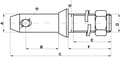 Miniatyrbillede 2 af 2: Trækstangsbolt 22x137 mm gevind: 7/8""x41 mm kat.1 Kramp Z422134KR
