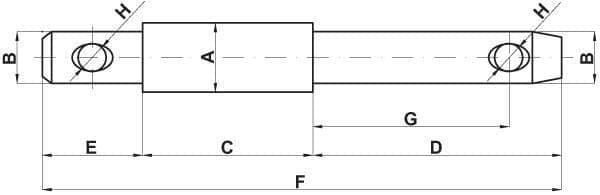 Topstangsstift 28x36,5x28 mm kat.2/3 Kramp Z336290HKR