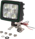 Miniatyrbillede 4 af 8: LED-arbejdslampe til Fendt, firkantet 67W 5600lm 10/30V med Deutsch-stik vidvinkellys 20 LED Kramp LA10410