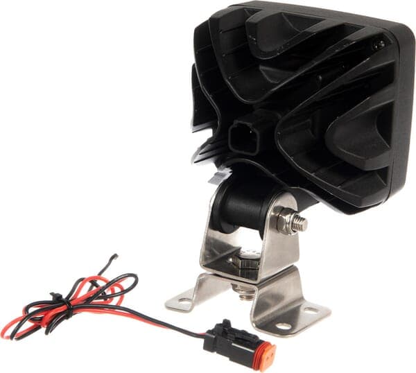 LED-arbejdslampe til Fendt, firkantet 67W 5600lm 10/30V med Deutsch-stik vidvinkellys 20 LED Kramp LA10410