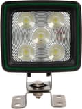 Miniatyrbillede 1 af 8: LED-arbejdslampe til Fendt, firkantet 67W 5600lm 10/30V med Deutsch-stik vidvinkellys 20 LED Kramp LA10410