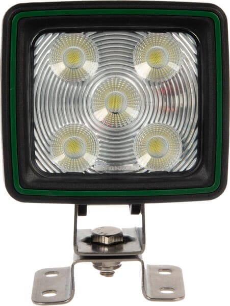 LED-arbejdslampe til Fendt, firkantet 67W 5600lm 10/30V med Deutsch-stik vidvinkellys 20 LED Kramp LA10410