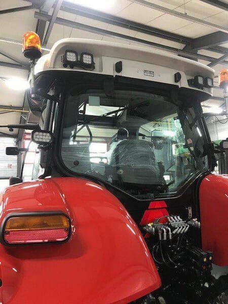 LED-arbejdslampe til Case IH, Steyr, Valtra, Giant, Weidemann, Schäffer, VM-læsser, Kubota, firkantet 15W 1800lm