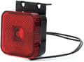 Miniatyrbillede 1 af 6: LED-markeringslampe, firkantet, 12/24V med kabel og beslag Kramp LA30140