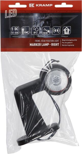 LED-markeringslygte, højre, 12/24V Kramp LA30007