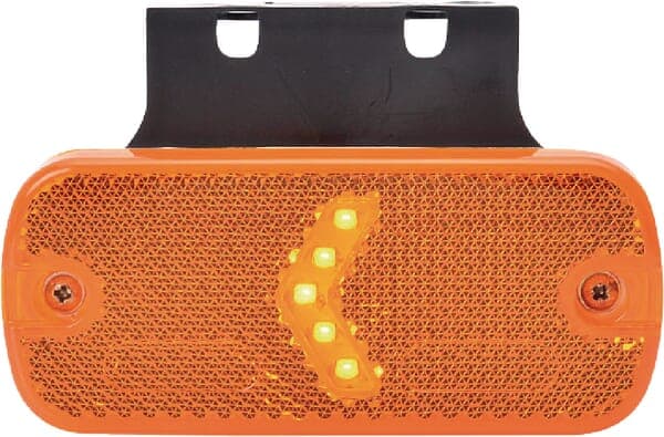 LED-markeringslampa, rektangulär, 12/24V med kabel Kramp LA30110
