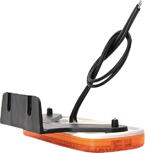 LED-markeringslampa, rektangulär, 12/24V med kabel Kramp LA30110